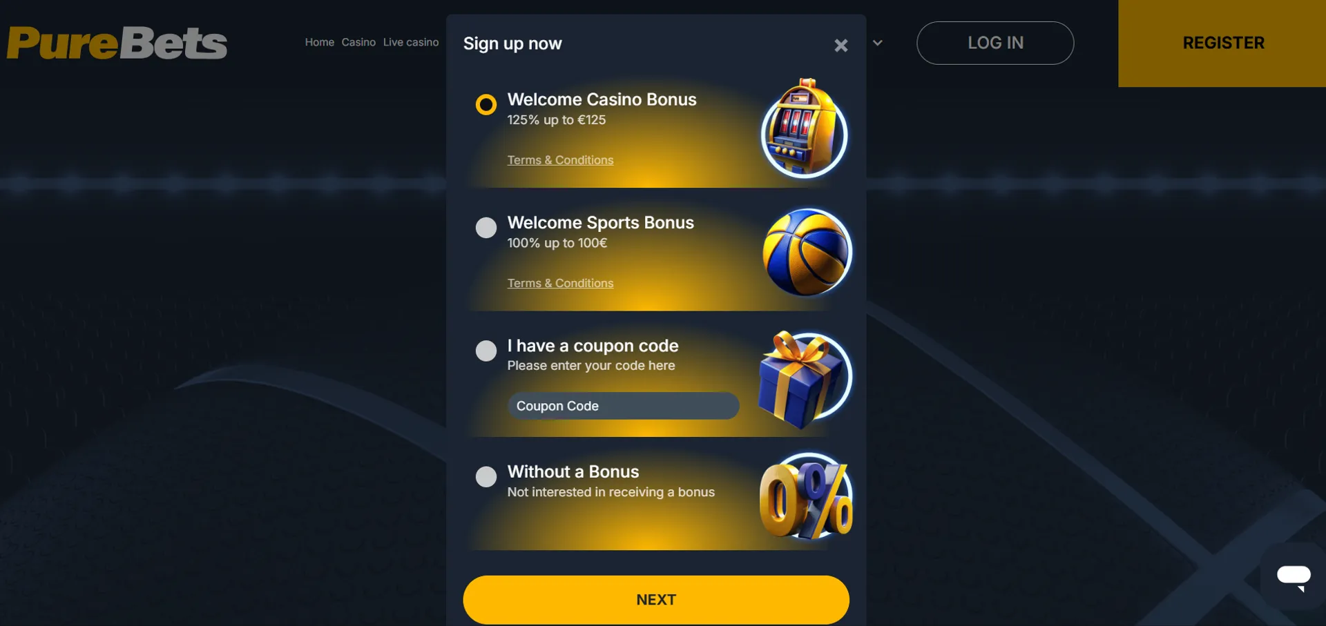 E sport betting